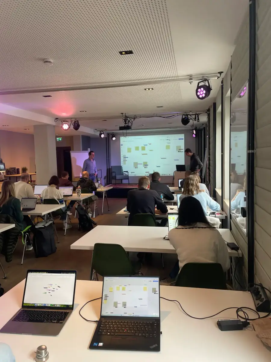 Networking bei einem diginea Event
